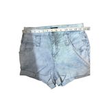 BDG Shorts Blue Striped Denim Roll Cuff High Rise Hot Pants Summer size 26 Photo 4