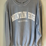 The Mountain  High Outfitters The Blue Sweatshirt Photo 0