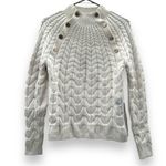 Maje RTR Marnety Button Cable Knit Long Sleeve Button Detail Sweater Sz 1 (S) Photo 1