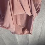 QEARAL Spring Peach Bodycon Mini Dress Ruched Side Tulip Hem Size XL**not blue Pink Photo 9