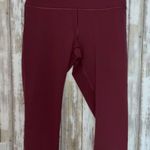 Lululemon  wunder under 25” leggings size 12 misty merlot Photo 0