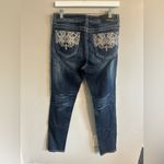 GRACE IN LA  Women's Blue Embellished Jeans Easy Fit Size 29 Photo 1