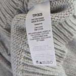 Woman's Gray Cable Knit Sweater Vest Size XS Photo 4