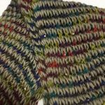 Multi Colored Tan Purple Blue Green Yellow Orange Sequin Knit Infinity Scarf Multiple Photo 2