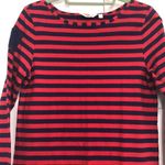 Vineyard Vines  women's size XS striped knit‎ dress red blue Photo 2