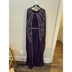 Faeriesty Sequin Tulle Prom Dress Formal Gown Evening Party size 1X Cape Purple Photo 3