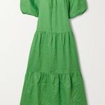 Solid & Striped  Tiered Peasant Maxi Dress in Palm Green Photo 12