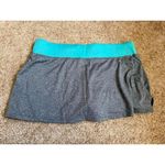 Nike  Skirt Athletic Running Tennis‎ Skort Turquoise Shorts Gray Size Large Photo 1