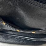 Tory Burch  Black Leather Shoulder Bag with Gold Accents Photo 4
