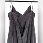 Betsey Johnson Vintage Y2K Black Red Polka Dot Rainbow Punk Grunge Silk Dress 4 Photo 3