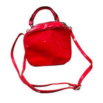 Wild Fable ‎ Red Patent Faux Leather Square Mini Top Handle Crossbody Bag Photo 0