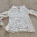 R Vivimos White Bell Sleeve Relaxed Blouse Sz XL Photo 0