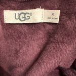 UGG   Astrid Maroon Funnel Neck Fleece Lined Pullover Sweatshirt‎ Sz XL Photo 4