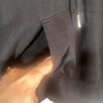 Universal Standard Black Cowl Neck Hooded Sweatshirt Women Sz XS Photo 6