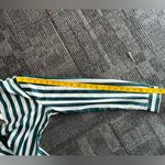 VERO MODA , SIZE SMALL, Blouse Women’s Green White Striped Long Sleeve Photo 8