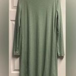 Umgee  Boutique 100% Cotton Long Lightweight Ribbed Olive Cardigan Size Small Photo 2