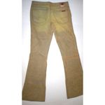 New Womens 31 NWT Italy Designer Indian Rose Jeans Flared Velvet Beige Tan Tall Photo 6