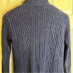 Ralph Lauren Women’s Lauren Cable Knit Long Heavy Cardigan Size Small Royal Blue Photo 5
