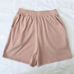 Dippin' Daisy's  Ribbed Knit Lounge Short - Nude Pink - S Photo 4