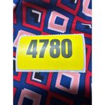 Motherhood Maternity Wrap Dress Geometric Print Short Sleeve Burgundy PinkBlue M Red Size M Photo 9