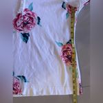 Croft & Barrow White Pink Rose Print Button Neck Polo Shirt size XL Photo 8