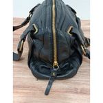Michael Kors  Buckle Satchel Shoulder Handbag Y2K Retro Purse Black Photo 5