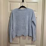 Altar'd State Altar’d State long sleeve crew neck sweater pale blue size small Photo 3
