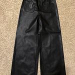 Black Leather Pants Size M Photo 1