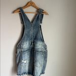 Free People NEW BAXTER DENIM JUMPER IN GRUNGE BLUE MEDIUM Photo 2