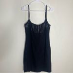 Hugo Buscati Collection 90s Black Ruched Cup Mini Formal Dress Size 12 Photo 3