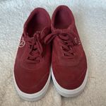 Vans  Burgundy Sneakers with White Soles Photo 6