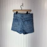 Celebrity Pink  9/29 High Rise Paisley Cutoff Denim Shorts Frayed Hem Y2K Vibe Photo 1