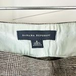 Banana Republic Women's Wool Glen Plaid Wide Leg Trouser Pants Size 6 Photo 6