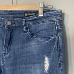 BLANK NYC Intro Distressed Raw Frayed Released Step Hem Jeans Size 30 Denim Blue Photo 3