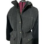 EDEN SOCIETY Faux Fur Wooly Coat Stitchfix Cinch Waist Jacket Black NWT Small Photo 4