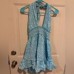 Aerie  floral halter style dress size S Photo 3