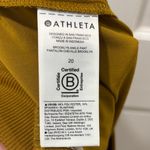 Athleta Brooklyn Ankle Pants Size 20 Brass Yellow Athleisure Lightweight Workout Photo 3