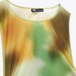 ZARA Printed Tulle Dress Photo 6