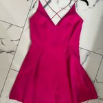 Hot Pink Mini Dress Size 6 Photo 0