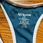 All Access  blue and white sports bra size large Photo 1