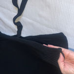 Eileen Fisher  Black Side Tie Sweater Tunic Size XL Photo 5