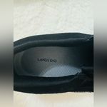 Lands' End New Women 6B Black Suede All Weather Slip On Shoes Photo 3