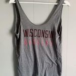 PINK - Victoria's Secret  College Collection Gray Tank Wisconsin Badgers Small Photo 0