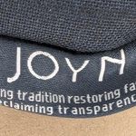 JOYN Crossbody Bag Handmade Abstract Leaf Print Blue Photo 5