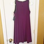 Lauren Ralph Lauren LRL faux leather trim stretchy sleeveless a Photo 2