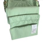 PETUNIA PICKLE BOTTOM Green White Black Diaper Bag Changing Pad Handles Strap Photo 4