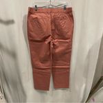 NWT Denim & Co dusty rose twill elastic waist pull on crop pants pockets Pink Size L Photo 4