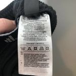 Adidas black white striped athletic pants Photo 3