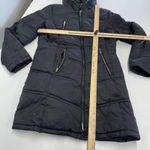 Laundry by Shelli Segal  Coat Womens‎ Medium Black Quilted Puffer Midi Photo 5