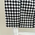 Free People NWT Gameday Black/White Gingham Mini Skirt Size 8 Photo 4